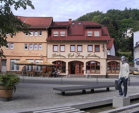 Pension Jung, Baeckerei-Konditorei & Cafe روهلا المظهر الخارجي الصورة